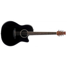 Applause AB24II-5S Balladeer Cutaway Black Satin электроакустическая гитара, цвет черный, производство Китай