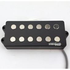 WOM6-BK M Series Звукосниматель для 6-струнной бас-гитары, хамбакер, MM-Bass Wilkinson