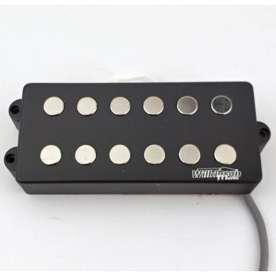 WOM6-BK M Series Звукосниматель для 6-струнной бас-гитары, хамбакер, MM-Bass Wilkinson
