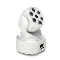 LM20G-WT Моторизированная световая "мини-голова", RGBW+зеленый лазер, 6х8Вт, белая, Big Dipper