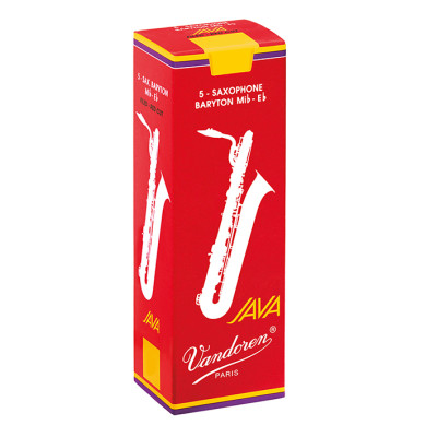 SR342R JAVA RED CUT Трости для саксофона баритон №2 (5шт), Vandoren