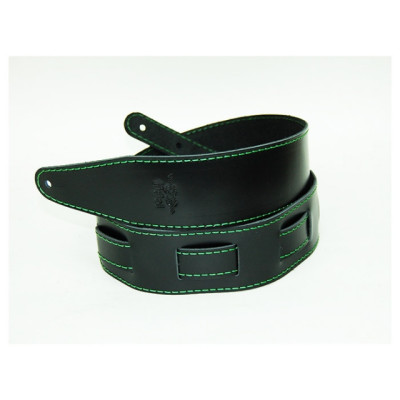 FL111054LP Premier Ремень для гитары, кожаный, черный, Fidel