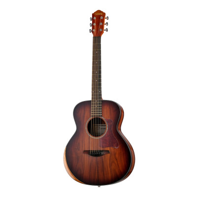 D-36S-ALL-KOA Электро-акустическая гитара, коричневая, Caraya