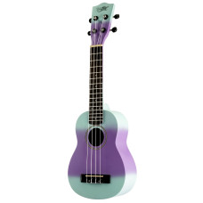 Kaimana UK-21 LRB Укулеле сопрано, цвет фиолетого-голубой