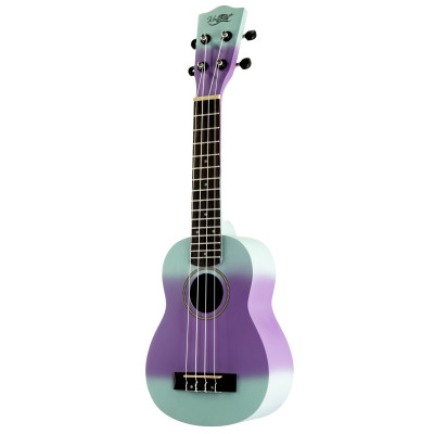 Kaimana UK-21 LRB Укулеле сопрано, цвет фиолетого-голубой