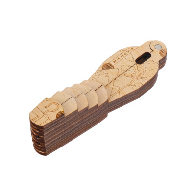 HV12 Чехол деревянный для варгана Пастух, Мастерская Глазырина