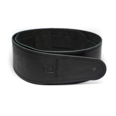 MB6061-112-2 Ремень для гитары, кожаный, черный, Mamba straps