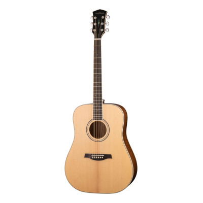 S61-NAT-W/B Акустическая гитара, дредноут, с чехлом, Parkwood