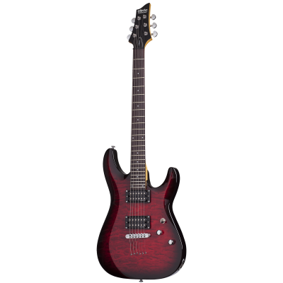 Schecter C-6 PLUS Гитара электрическая (See-Thru Cherry Burst)