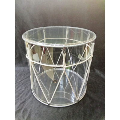 MZ-B34plexK Барабан кавказский 13,5", плексиглас, прозрачный, с чехлом, MEZZO