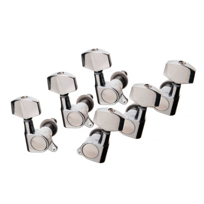 AL-016P Комплект 3+3 колковой механики, хром, Alice