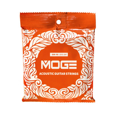 GR10 Комплект струн для акустической гитары, медь, 10-47, Moge