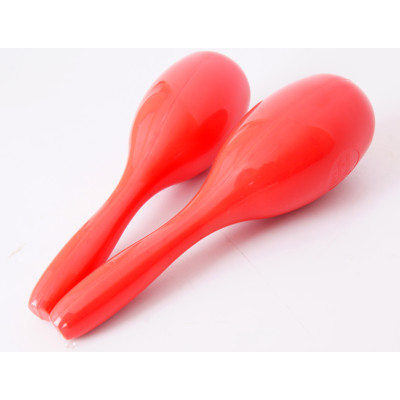 MA01 Маракасы средние на ручке, твердый пластик, 2 штуки. DADI