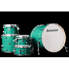 LCEM52207 Evolution Maple PRO Барабанная установка, зеленая, 4 коробки, Ludwig