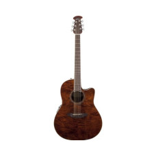 Ovation CS24P-NBM Celebrity Standard Plus Mid Cutaway Nutmeg Burled Maple электроакустическая гитара с вырезом