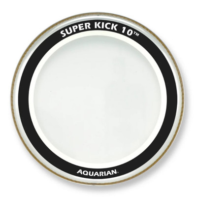 SK10-22 Super Kick 10 Clear Пластик для бас-барабана 22", Aquarian