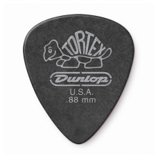 488R.88 Tortex Pitch Black Standard Медиаторы 72шт, толщина 0,88мм, Dunlop