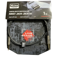 XLINE Cables RINST JACK-JACK 01 Кабель инструментальный 2xJack 6,35mm mono длина 1м
