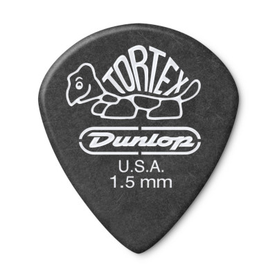 482P1.50 Tortex Pitch Black Jazz III Медиаторы 12шт, толщина 1,50мм, Dunlop