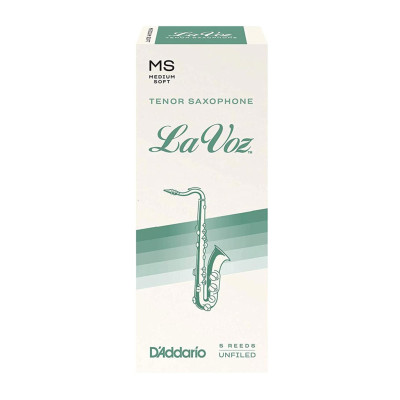 RKC05MS La Voz Трости для саксофона тенор, средне-мягкие (Medium-Soft), 5шт, Rico