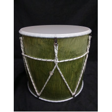 MZ-B10-olK Барабан кавказский 10", лак оливковый, с чехлом, MEZZO