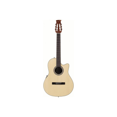 OVATION APPLAUSE AB24CS-4S Mid Cutaway Nylon Natural Satin гитара классическая электроакустическая