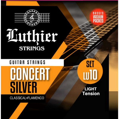 LU-10 Комплект струн для классической гитары, слабое натяжение, Luthier
