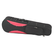 VC-G300-BKR-4/4 Футляр для скрипки размером 4/4, черный/красный, Mirra
