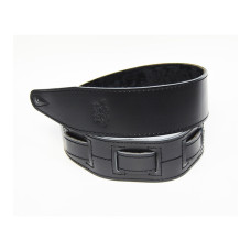 FL60043L21L Leather 21 Ремень для гитары, кожаный, черный, Fidel