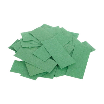 OPCLG Бумажное конфетти 20х50мм, светло-зеленый, упаковка 1 кг, Foix
