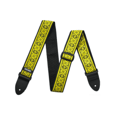 Dunlop D67-02YE Jacquard Fillmore Yellow ремень гитарный