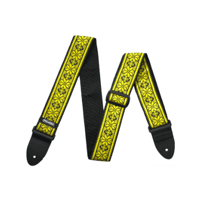 Dunlop D67-02YE Jacquard Fillmore Yellow ремень гитарный