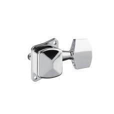 AL-015L Левый одиночный колок, хром, Alice