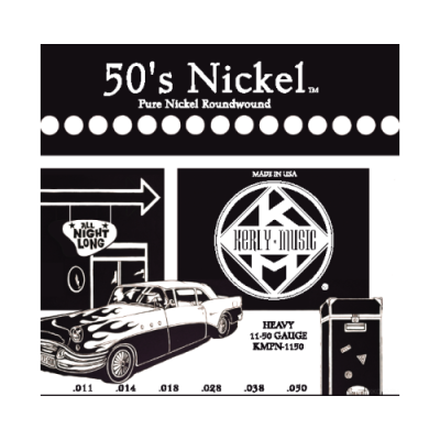 Kerly KMPN-1150 50's Pure Nickel Roundwound струны для электро гитары