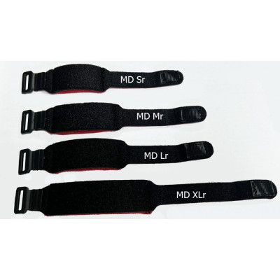 MD-M-R Демпфер гитарный, средний, черный/красный, Мозеръ