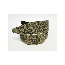 FL8020LT Leather Tigina Ремень для гитары, кожаный, кольцо сатурна, Fidel