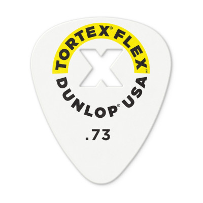 428XP.73 Tortex Flex X Медиаторы, 12шт, толщина 0,73мм, Dunlop