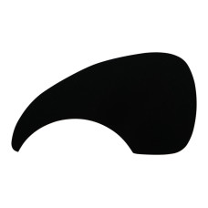 376B-SM-BLK Защитная накладка для акустической гитары, маленькая, черная, D'Andrea