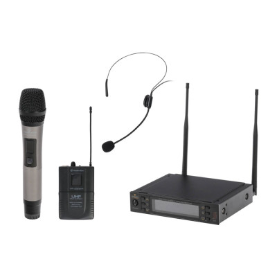 WF-U2302HP Беспроводная микрофонная система, ручной и головной микрофон, Soundsation