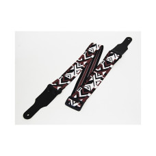 FL401831PA PolyArt Ремень для гитары, полиэфир, японский мотив махагон, Fidel