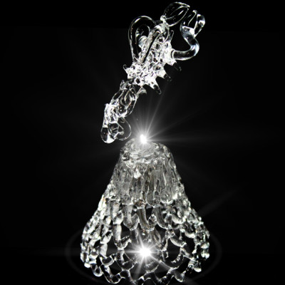 GH-L041 Колокольчик хрустальный «Рак», малый, Гусь Хрустальный