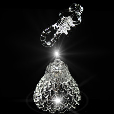 GH-M044 Колокольчик хрустальный «Скорпион», средний, Гусь Хрустальный