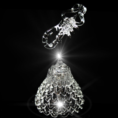 GH-M044 Колокольчик хрустальный «Скорпион», средний, Гусь Хрустальный