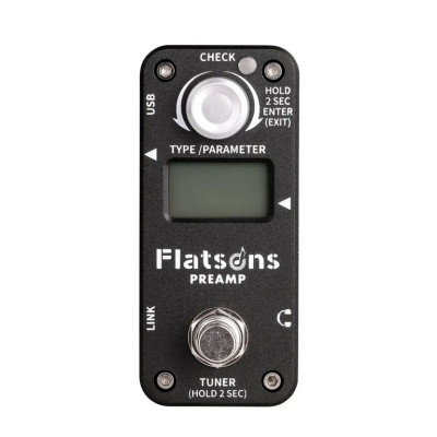 FPR1 Preamp black Педаль эффектов, Flatsons