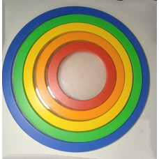 SDC-SET5 Slim Drum Рамочные барабаны 8", 10", 12", 14", 17", с палочкой, разные цвета, Sinkopa