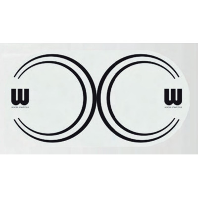 WDPD-BK Double Pedal Dot Nylon Наклейка на пластик бас-барабана, нейлон, Williams
