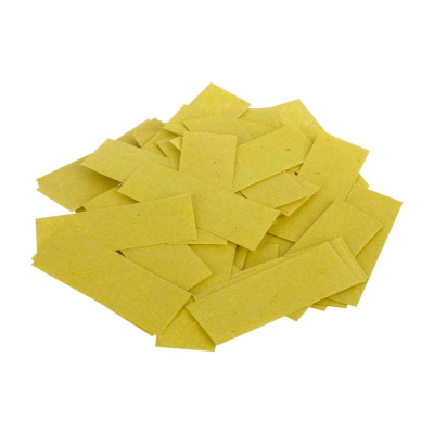 OPCY Бумажное конфетти 20х50мм, желтый, упаковка 1 кг, Foix