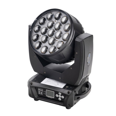 ML19W Моторизированная световая "голова", 19х15Вт, Bi Ray