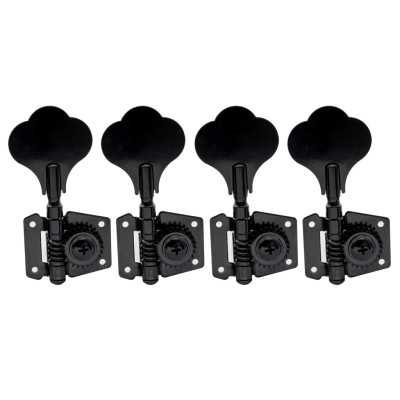 MX0166BK-4 Колки для 4-струнной бас-гитары, 4 левых, Musiclily