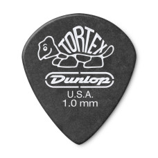 482P1.0 Tortex Pitch Black Jazz III Медиаторы 12шт, толщина 1,00мм, Dunlop